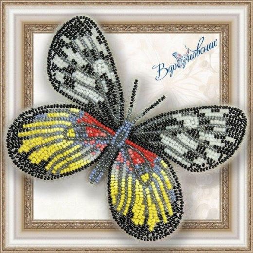 Buy Bead embroidery kit Butterfly-Deliya Tisbe-BGP029
