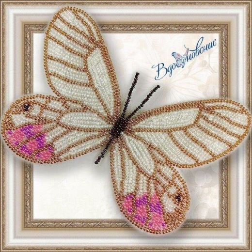 Buy Bead embroidery kit Butterfly-Tsiterias piropin-BGP038