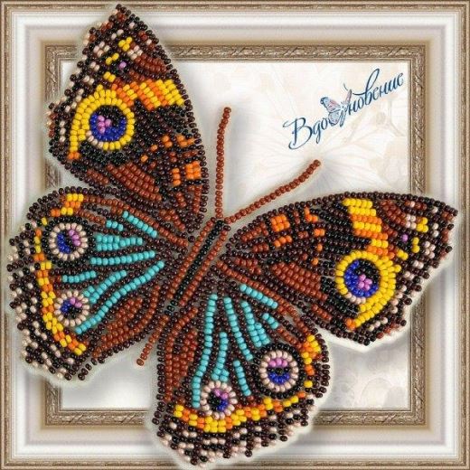 Buy Bead embroidery kit Butterfly-Precise Lavinia-BGP046