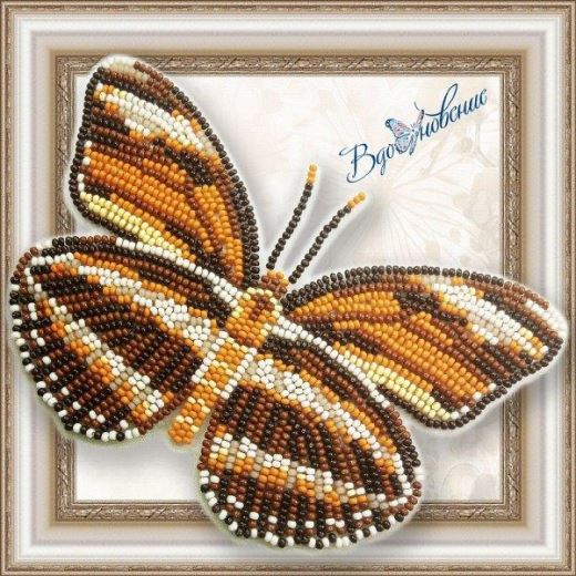Buy Bead embroidery kit Butterfly-Dryadula Phaetusa-BGP050