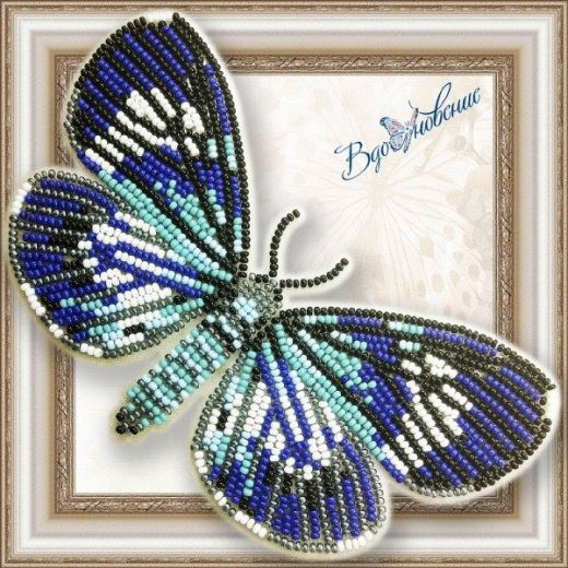 Buy Bead embroidery kit Butterfly-Hypocrita confluens-BGP056