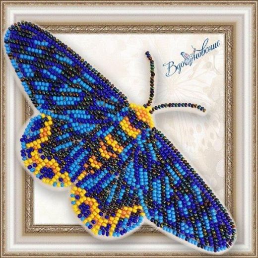 Buy Bead embroidery kit Butterfly-Dysphania numana-BGP070