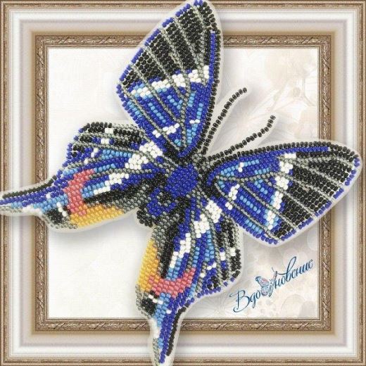 Buy Bead embroidery kit Butterfly-Rhetus Dysonii-BGP075