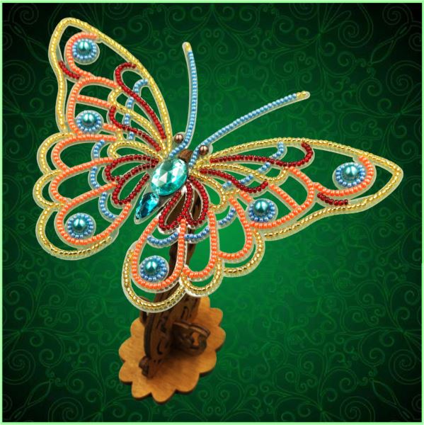 Buy Bead embroidery kit 3D openwork butterfly--BGP081
