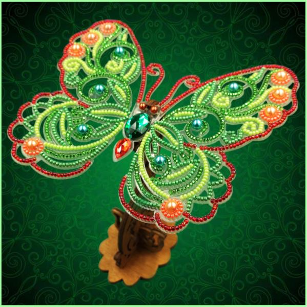 Buy Bead embroidery kit 3D openwork butterfly--BGP085