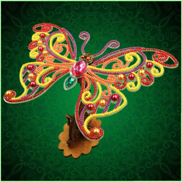 Buy Bead embroidery kit 3D openwork butterfly--BGP090