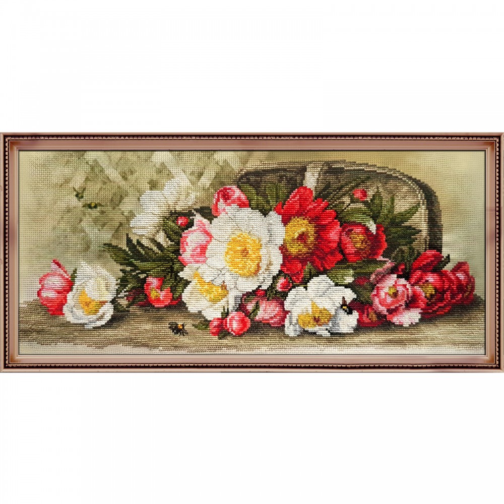 Buy Cross stitch kit Flower Basket-Cb3103