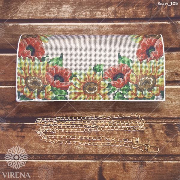 Buy Women Beige Evening Clutch Eco leather for embroidered decorative element - Clutch_105-Clutch_105_1