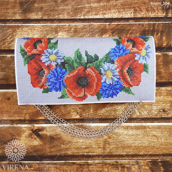Buy Women Beige Evening Clutch Eco leather for embroidered decorative element - Clutch_106-Clutch_106_1