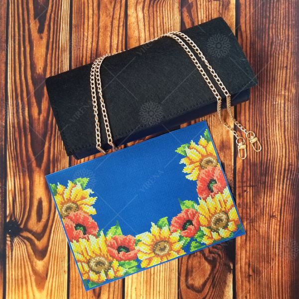 Buy Women Black Evening Clutch Eco leather for embroidered decorative element - Clutch_204-Clutch_204_2