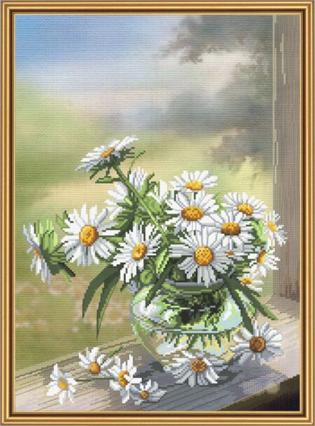 Buy Cross stitch kit Chamomile Flower-Cp3214