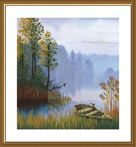 Buy Cross stitch kit Fog Over The River-Cp3331