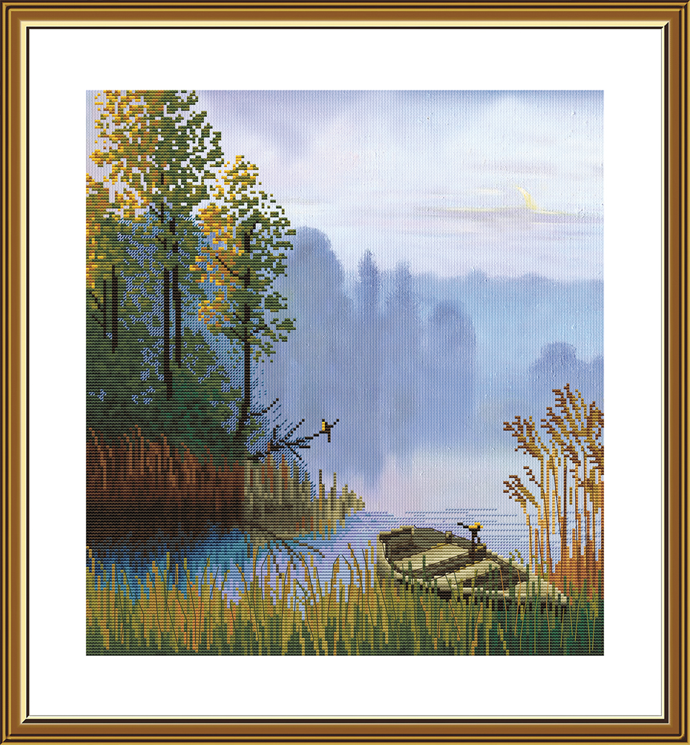 Buy Cross stitch kit Fog Over The River-Cp3331