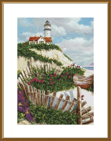 Buy Cross stitch kit Flowering Lighthouse-Cp3373