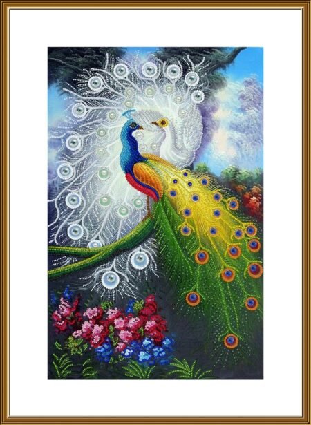 Buy Bead embroidery kit Happy Peacocks-DK3363