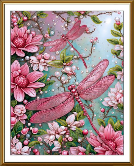 Buy Bead embroidery kit Dragonfly Girlfriends-DK3377