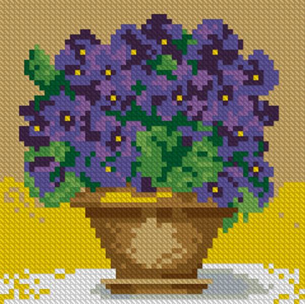 Buy Diamond painting kit-Potted with vessels-DM-008