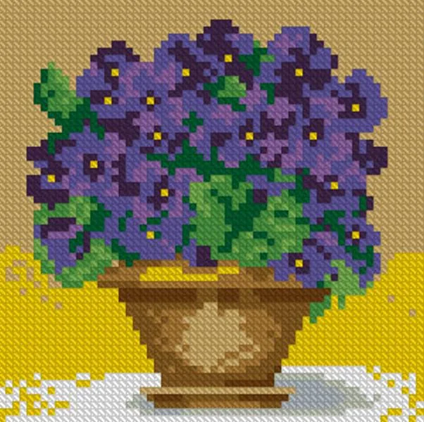 Buy Diamond painting kit-Potted with vessels-DM-008