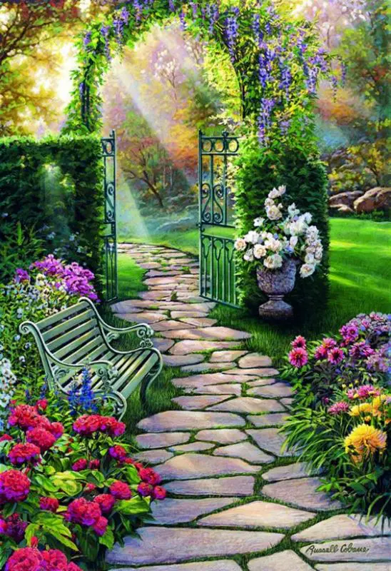 Buy Diamond painting kit-Sunny day-DM-068