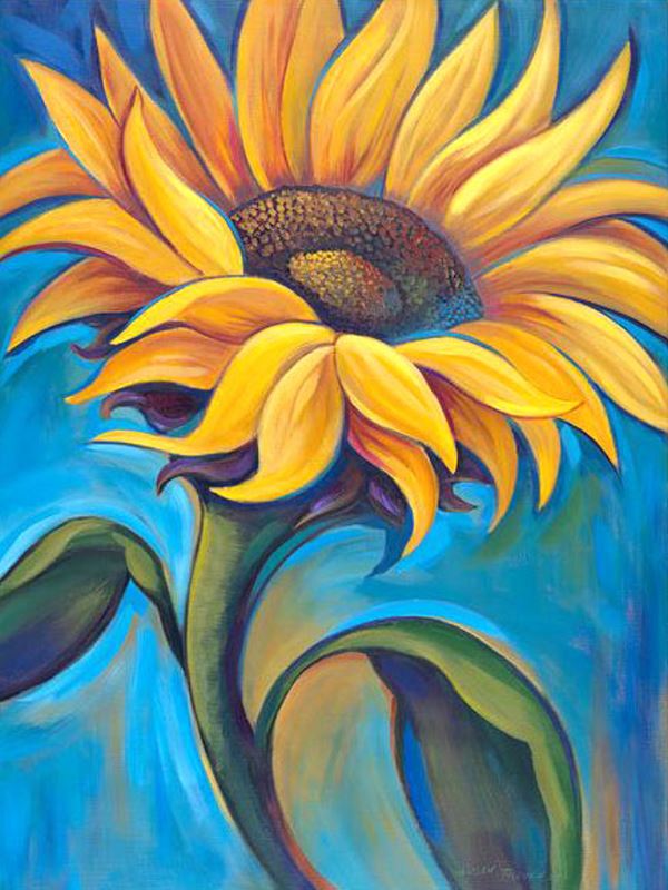 Buy Diamond painting kit-Shining sunflower-DM-101