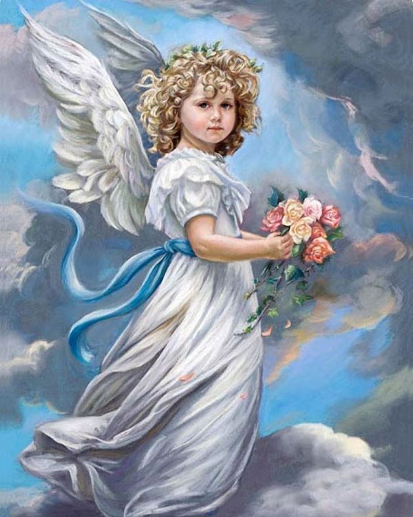 Buy Diamond painting kit-Angel in the clouds-DM-157