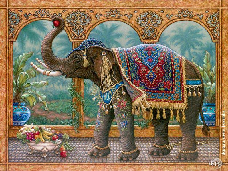 Buy Diamond painting kit-Indian elephant-DM-188