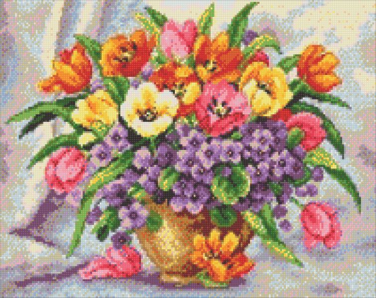 Buy Diamond painting kit-Bright tulips-DM-200