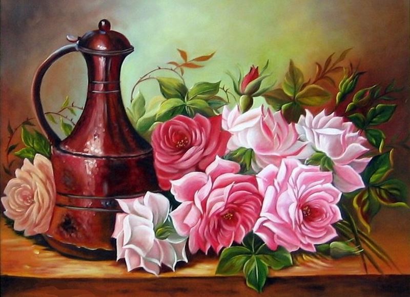 Buy Diamond painting kit-Garden roses-DM-237