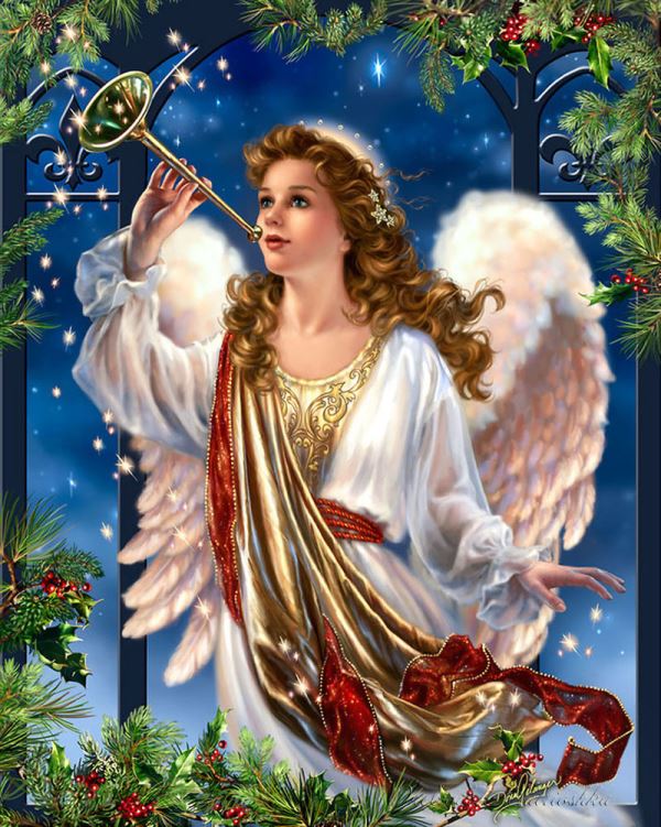 Buy Diamond painting kit-Angel of Christmas-DM-386