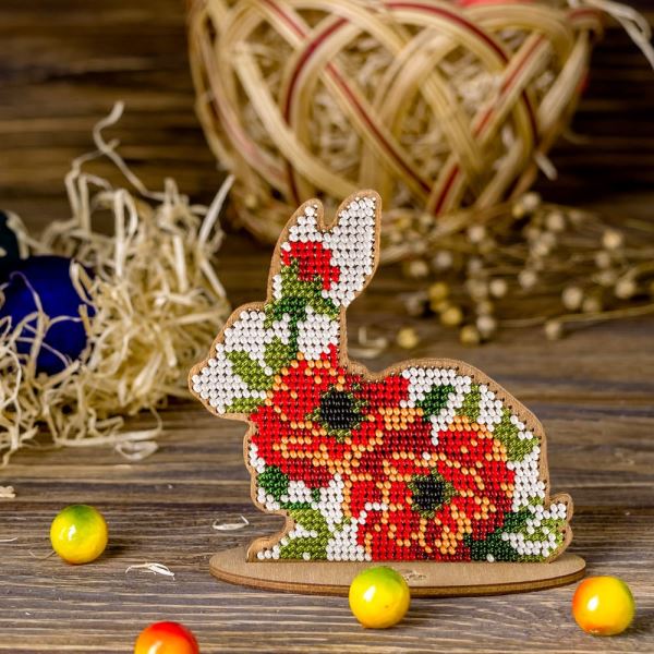 Buy Bead embroidery kit with a plywood base - FLK-089