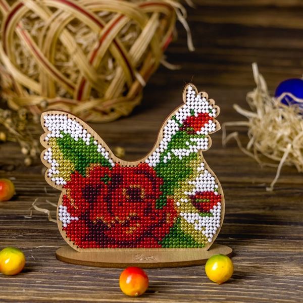 Buy Bead embroidery kit with a plywood base - FLK-276