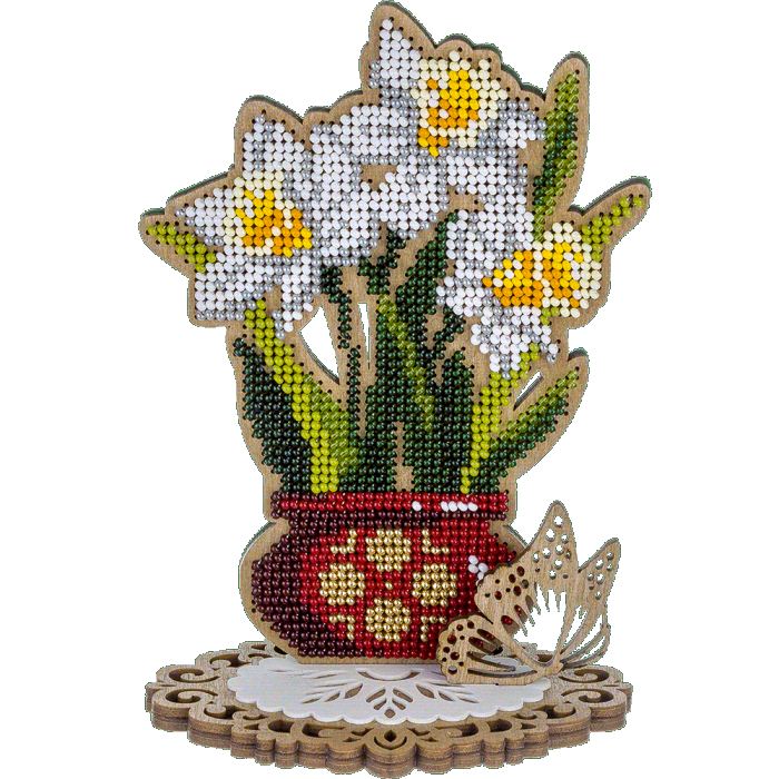 Buy Bead embroidery kit with a plywood base - FLK-410_1