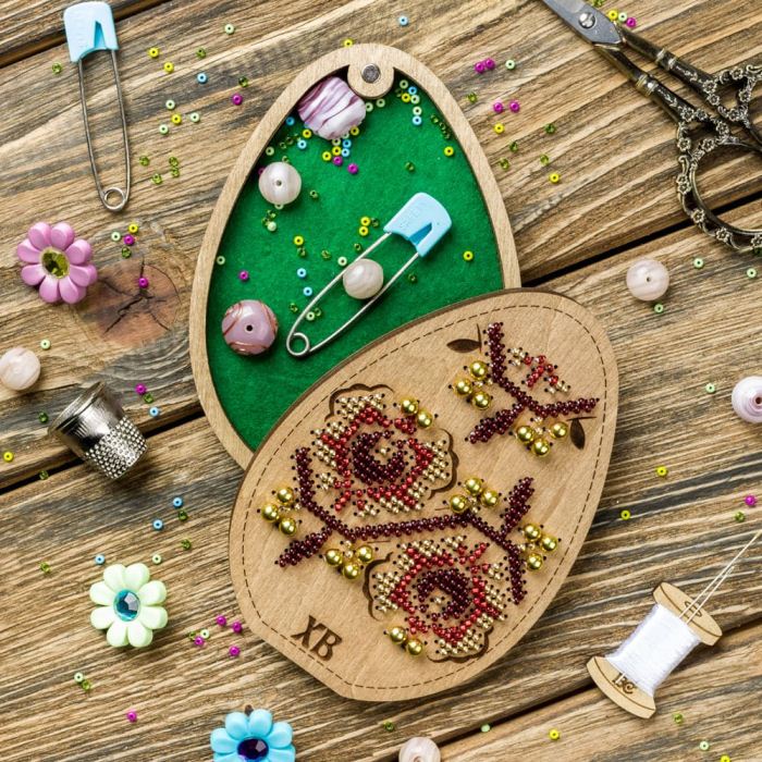 Buy Bead embroidery kit with a plywood base - FLK-414