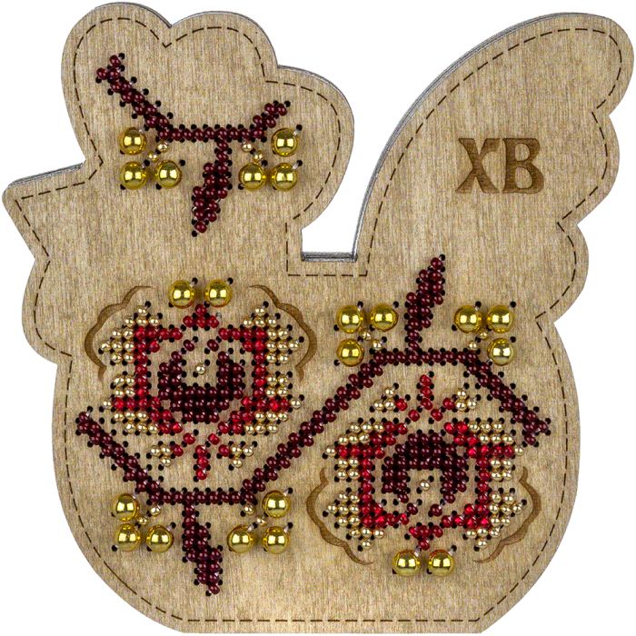 Buy Bead embroidery kit with a plywood base - FLK-415_1