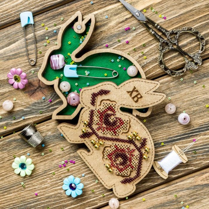 Buy Bead embroidery kit with a plywood base - FLK-416