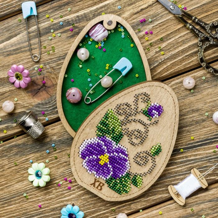 Buy Bead embroidery kit with a plywood base - FLK-417