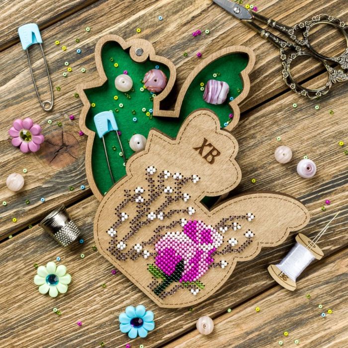 Buy Bead embroidery kit with a plywood base - FLK-421