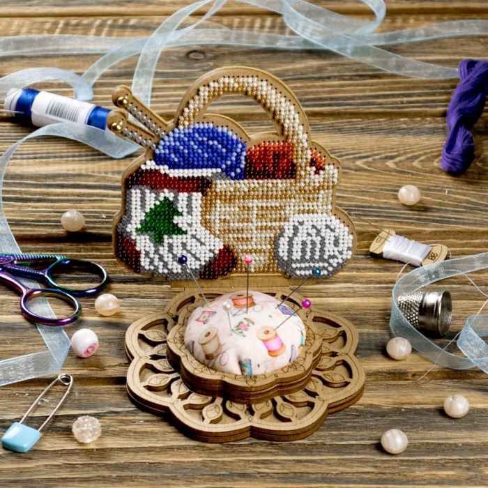 Buy Bead embroidery kit with a plywood base - FLK-480