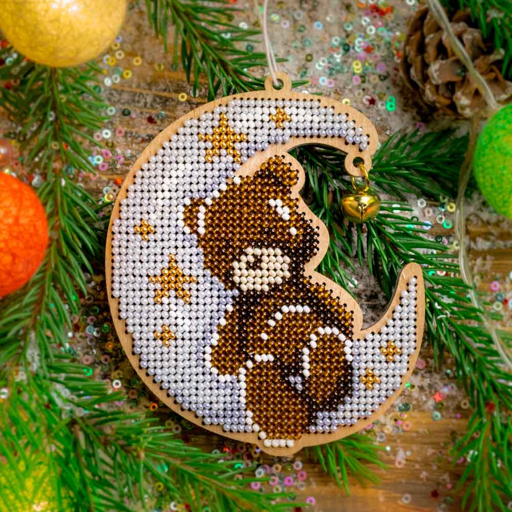 Buy Bead embroidery kit with a plywood base - FLK-507