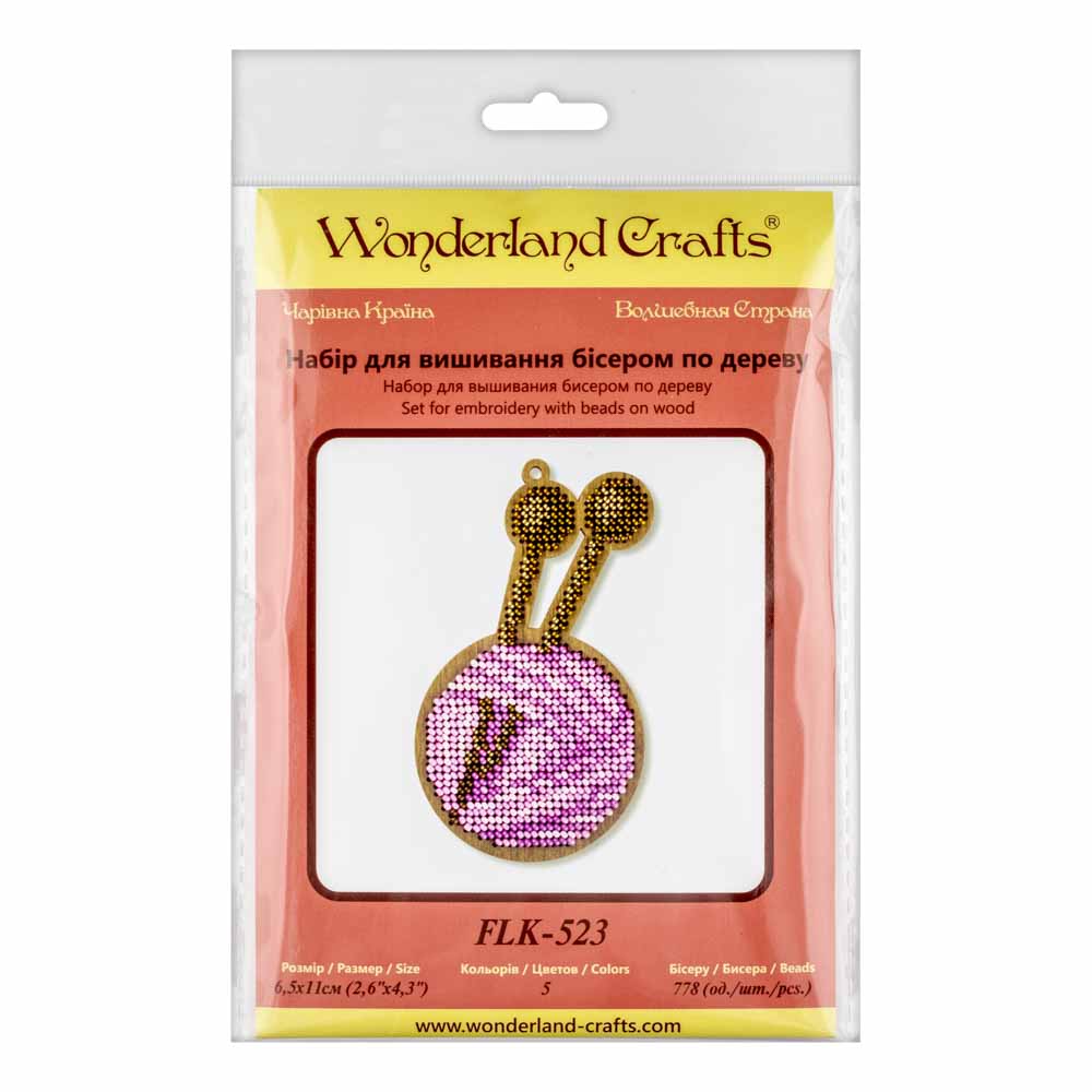 Buy Bead embroidery kit with a plywood base - FLK-523_2