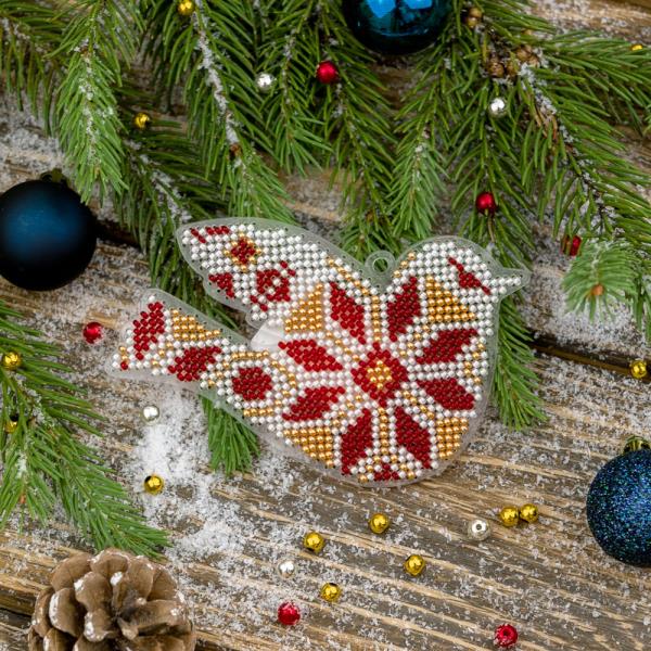 Buy Christmas toys for embroidery with beads - FLPL-020