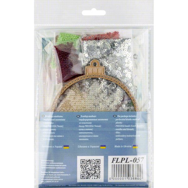 Buy Christmas toys for embroidery with beads - FLPL-057_6