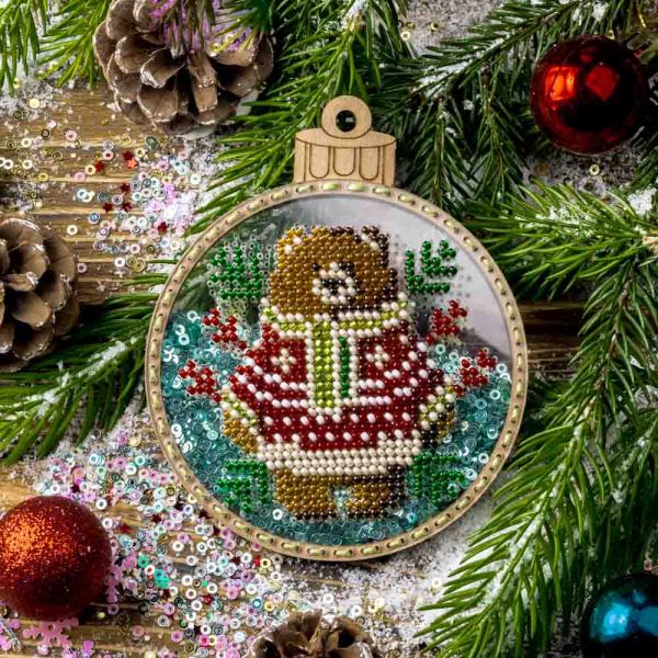 Buy Christmas toys for embroidery with beads - FLPL-058