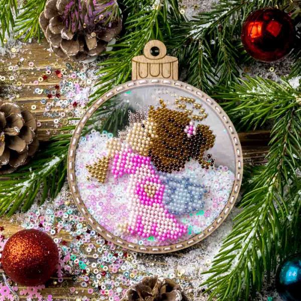 Buy Christmas toys for embroidery with beads - FLPL-065