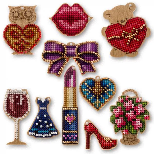 Mixed technique embroidery