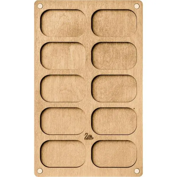 Buy Plywood Bead Organizer box with wooden lid for embroidery with beads-FLZB-070_1