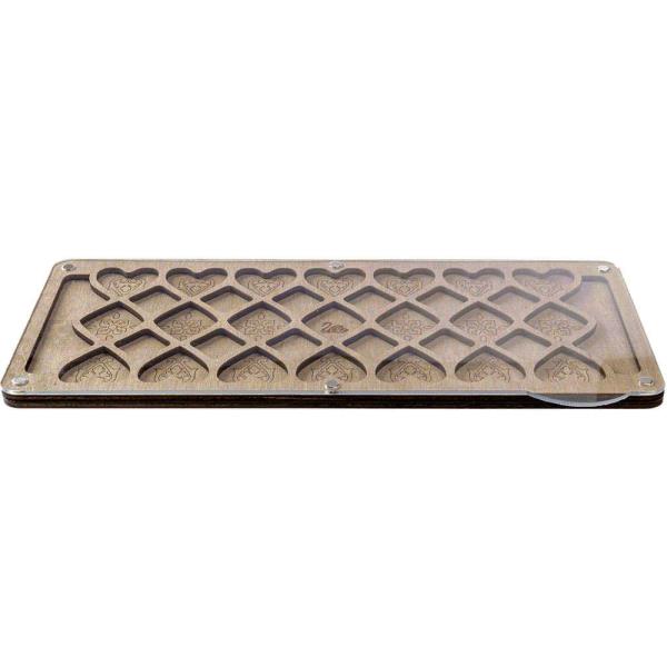 Buy Plywood Bead Organizer box with transparent lid beadwork accessory-FLZB-095_1