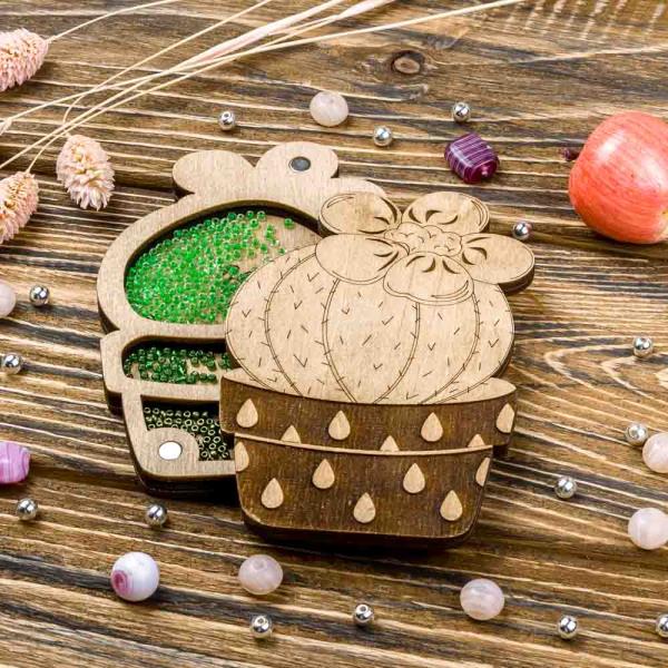 Buy Plywood Bead Organizer box with wooden lid container for beads-FLZB-098
