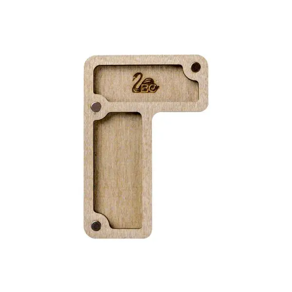 Buy Plywood Bead Organizer box Alphabet with wooden lid Jewelry making tray-FLZB-124(Ã)_2
