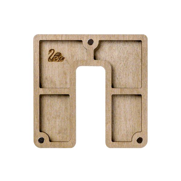 Buy Plywood Bead Organizer box Alphabet with wooden lid Jewelry making tray-FLZB-141(Ï)_2